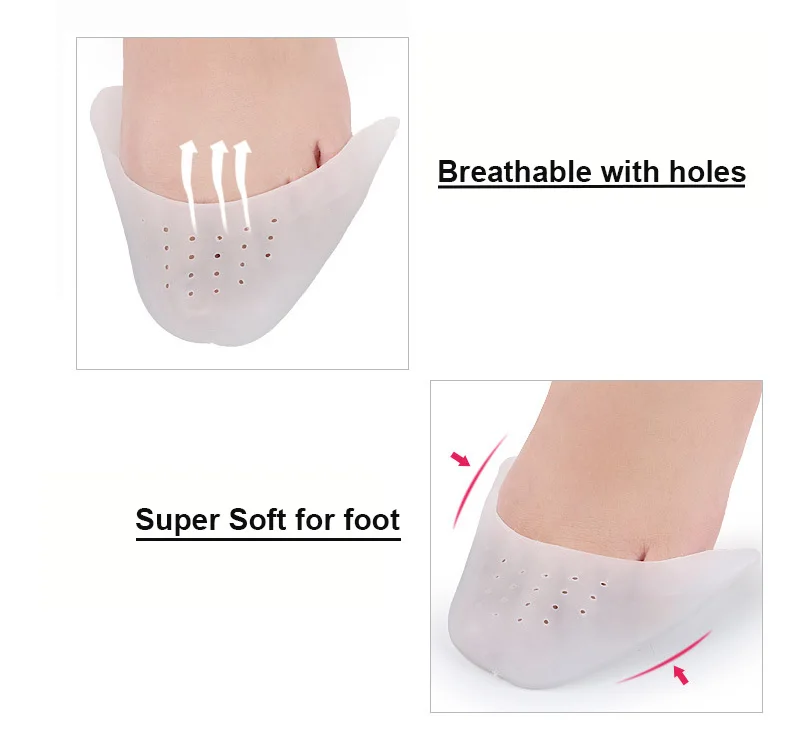 Wholesale Hot Sale Washable Silicone Ballet Toe Pads Durable Massaging Insoles