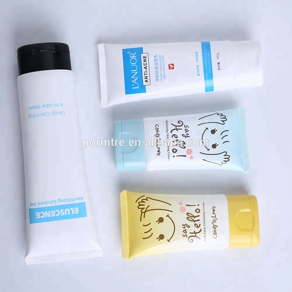 wholesale Small shampoo plastic tube for hotel body lotion tubes