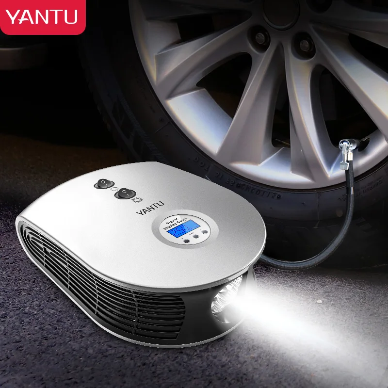 Портативный автомобильный воздушный компрессор мини-шин инфлятор 12V автомобильная шина электрический цифровой воздушный насос д