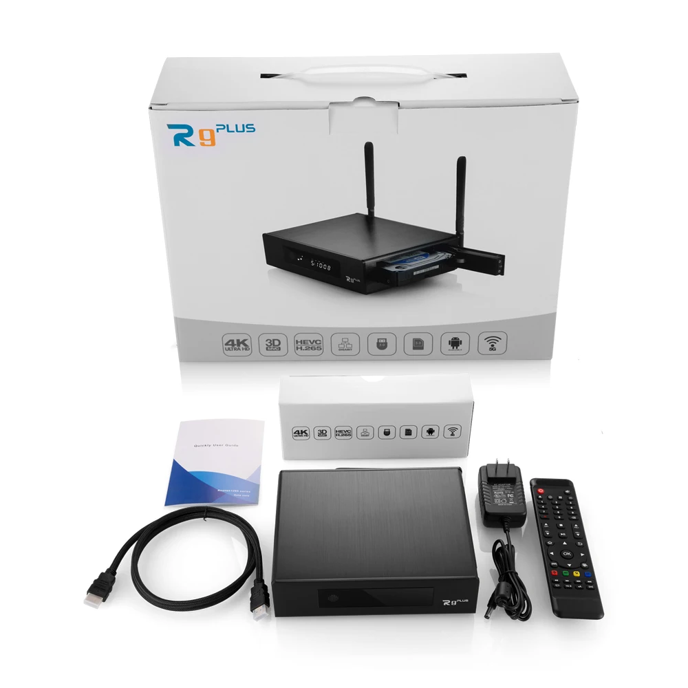 EWEAT R9Plus 2GB/16GB RTD 1295 Chipset Blu-ray 4K UHD Android HDD Tv Box