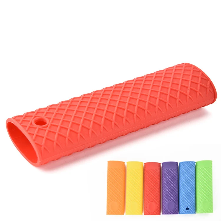 Hot Selling Heat-Resistance  Protecting Cookware Kitchen Gadget Silicone Handle holder for Cooking , Outdoors