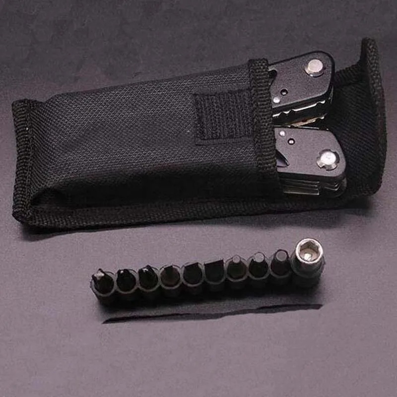 14 in 1 Multi Functional Plier Outdoor Camping Tool with Nylon Pouch