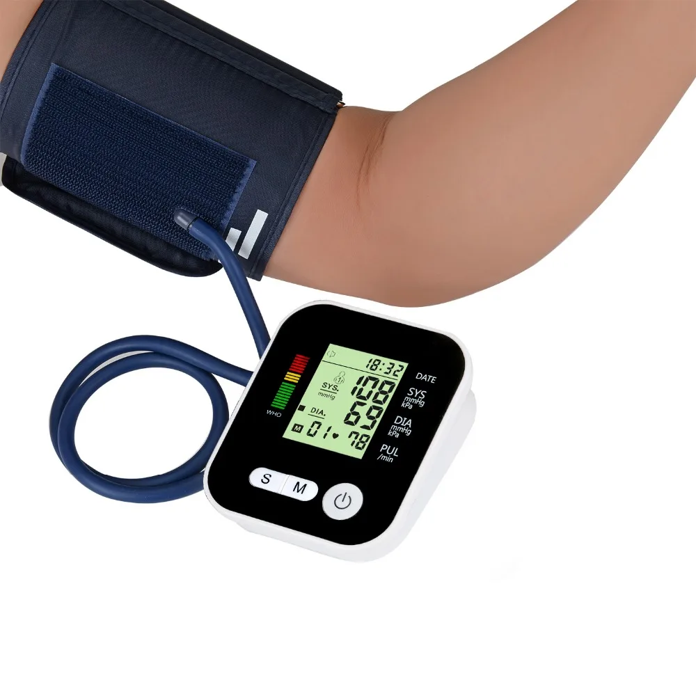 szkia Most popular Arm Type digital Blood Pressure Monitor meter With Charge Measurement aneroid sphygmomanometer electronic