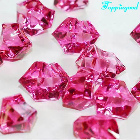 Wedding Clear Crystal Acrylic Ice Chunks Table Vase Fillers