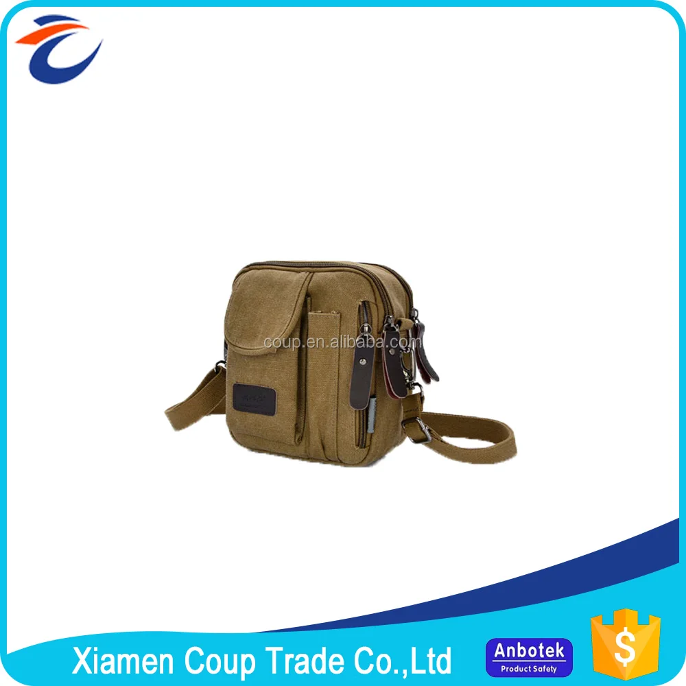 2016 Китай Фабрика Сразу Поставляет Военные Холст Велоспорт Талии Сумка Для Мужчин
