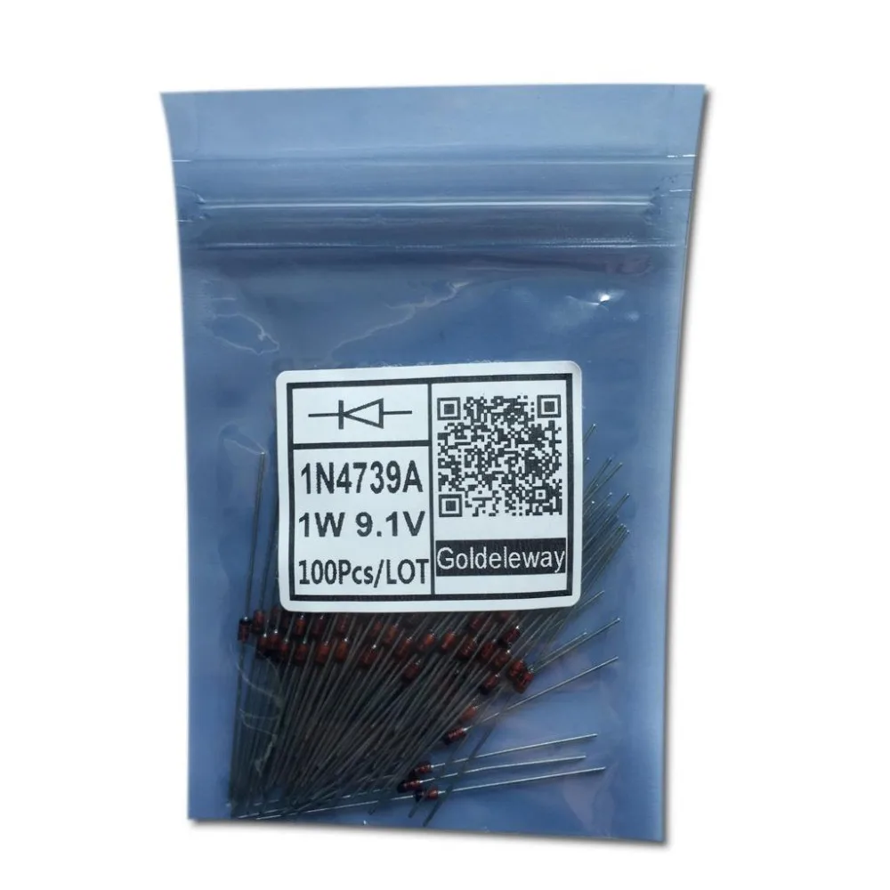 1N4739A IN4739 DO-41 1 Вт 9.1 В IN4739A КРЕМНИЕВОЙ ПЛАНАРНОЙ СИЛОВЫЕ СТАБИЛИТРОНЫ