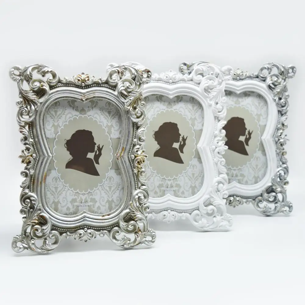 Форма 8 деревенская потертая шикарная фоторамка коттедж, многоцветная ретро фоторамка в винтажном стиле