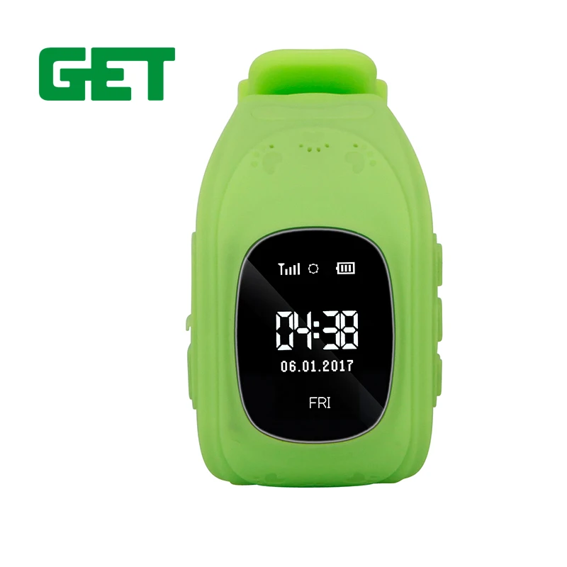 2017 новые NO MOQ 2 кнопки SOS GPS, Wi-Fi часы-телефон дети Q50 для Android и IOS