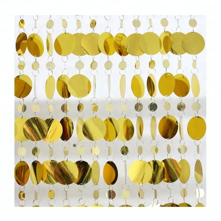 
Hot selling fashional PVC sequin bead curtain shop decoration 