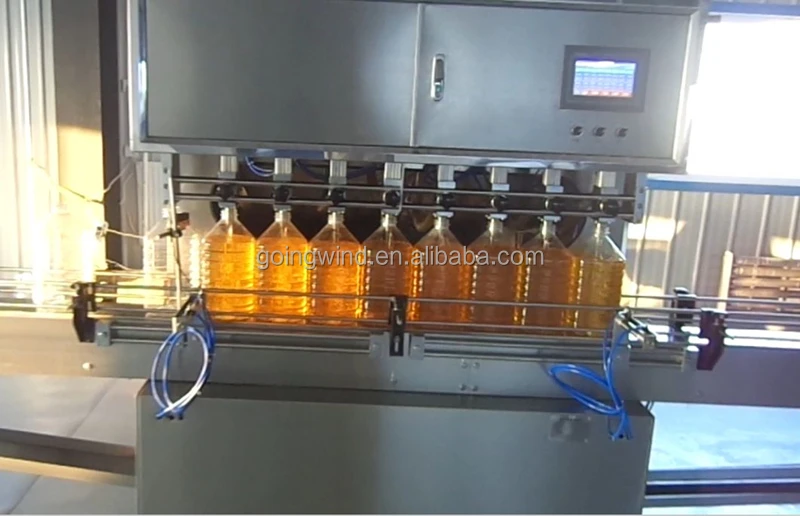 Automatic cooking oil bottling machine auto edible oil filling and sealing machine packing line cheap price for sale