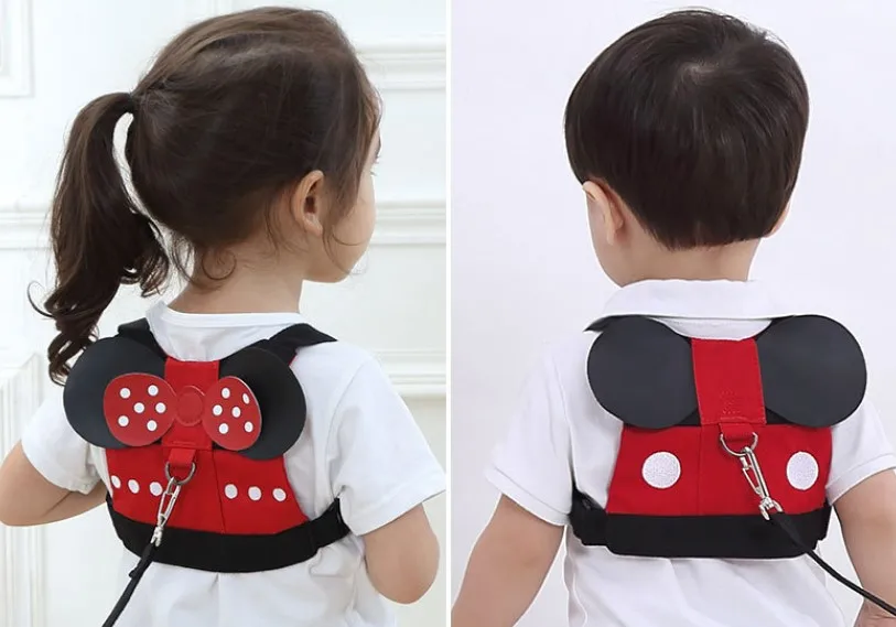 
Kids Safety Walking Harness Leash Backpack Children Wrist Traction Rope Anti Lost Kit 