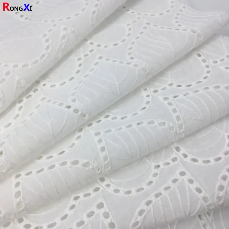 RXF0585 embroidery pima cotton Cotton Fabric