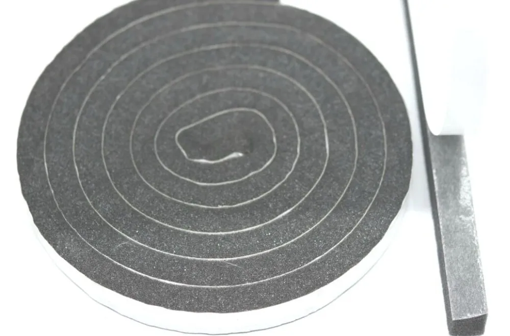 all size provide grey color PU foam tape Acoustic seal