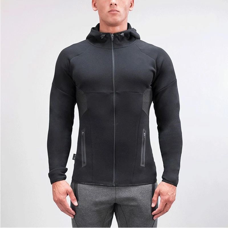 2019 New Arrival Custom Fitness Hoodie Men Hooded Sweatshirt