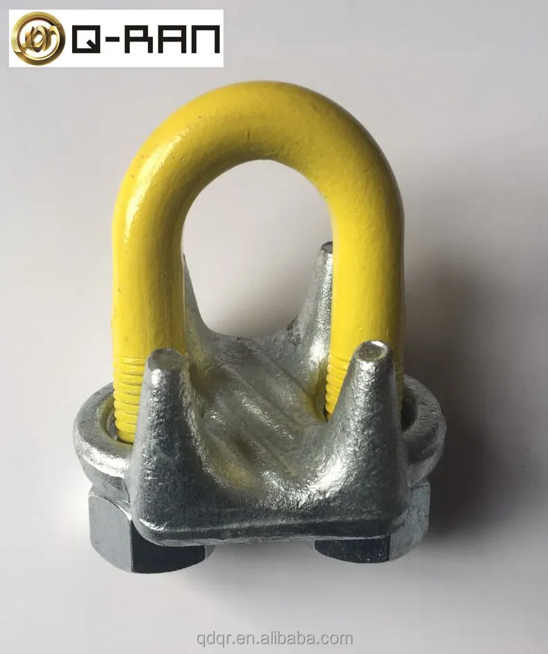 Drop Forged Galvanized Iron Wire Clip Adjustable Wire Rope Clamp