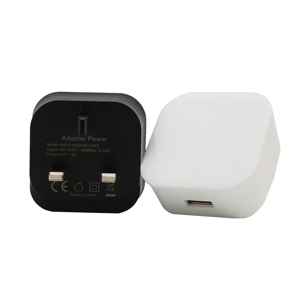 
Popular Usb 5V 2A UK 3 Pin Plug Charger For Android Phone 