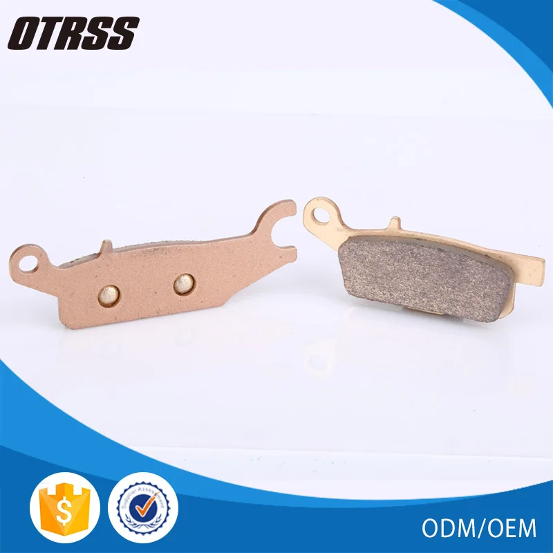 Низкая цена золотой спеченные тормозные колодки для YAMAHA YFM 700 FGPW