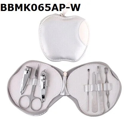 Cartoon case of metal kids baby mini 5pcs manicure pedicure festival gift set safety beauty nail care set