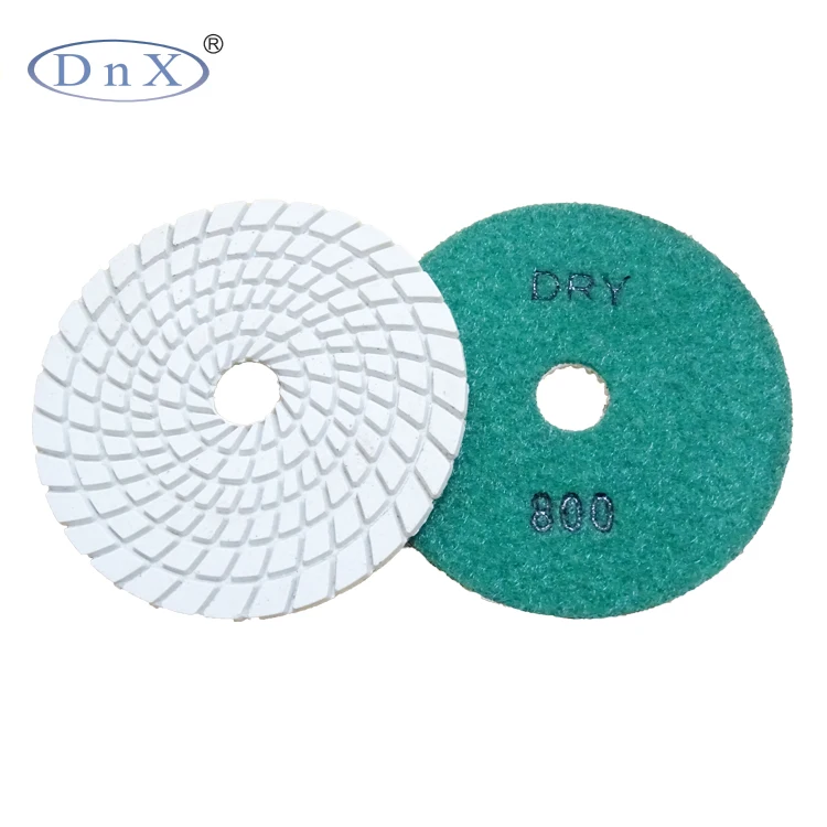 Wet granite polishing pad abrasive tool for cleaning and polishing