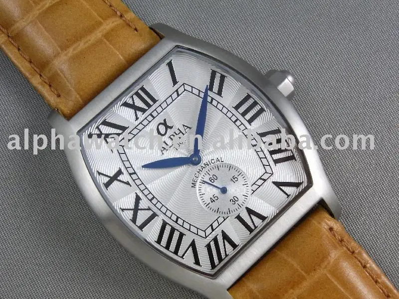 Barrel mechanical watch