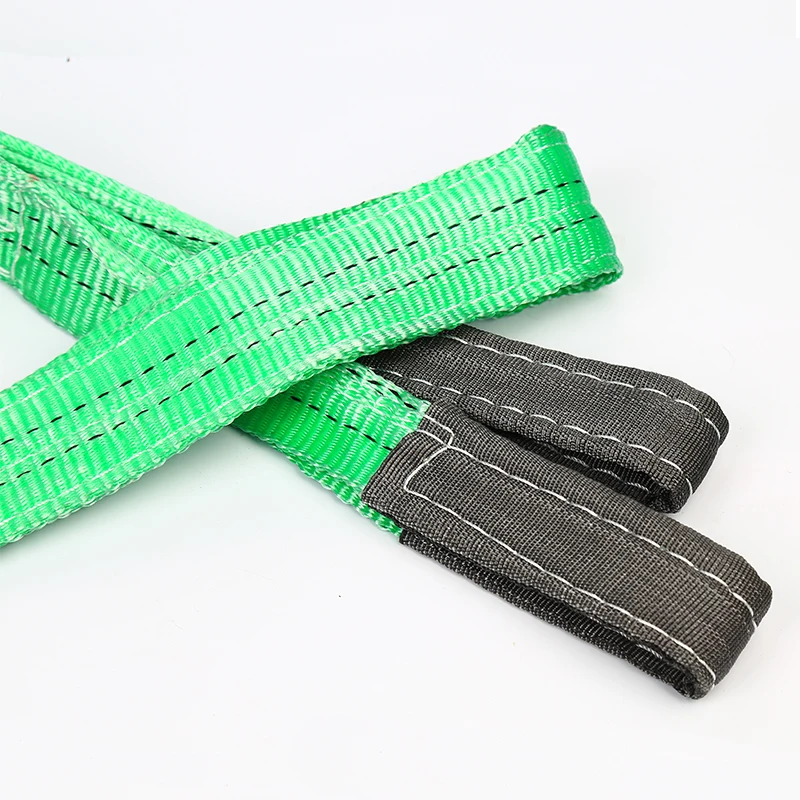 
Logo customized two ply woven heavy duty 6 meter webbing sling 