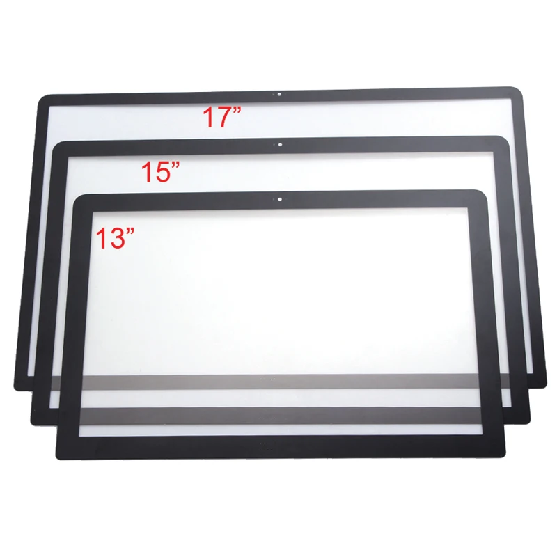 Laptop LCD Screen Cover Glass For Macbook Pro A1278 13inch lcd front glass bezel