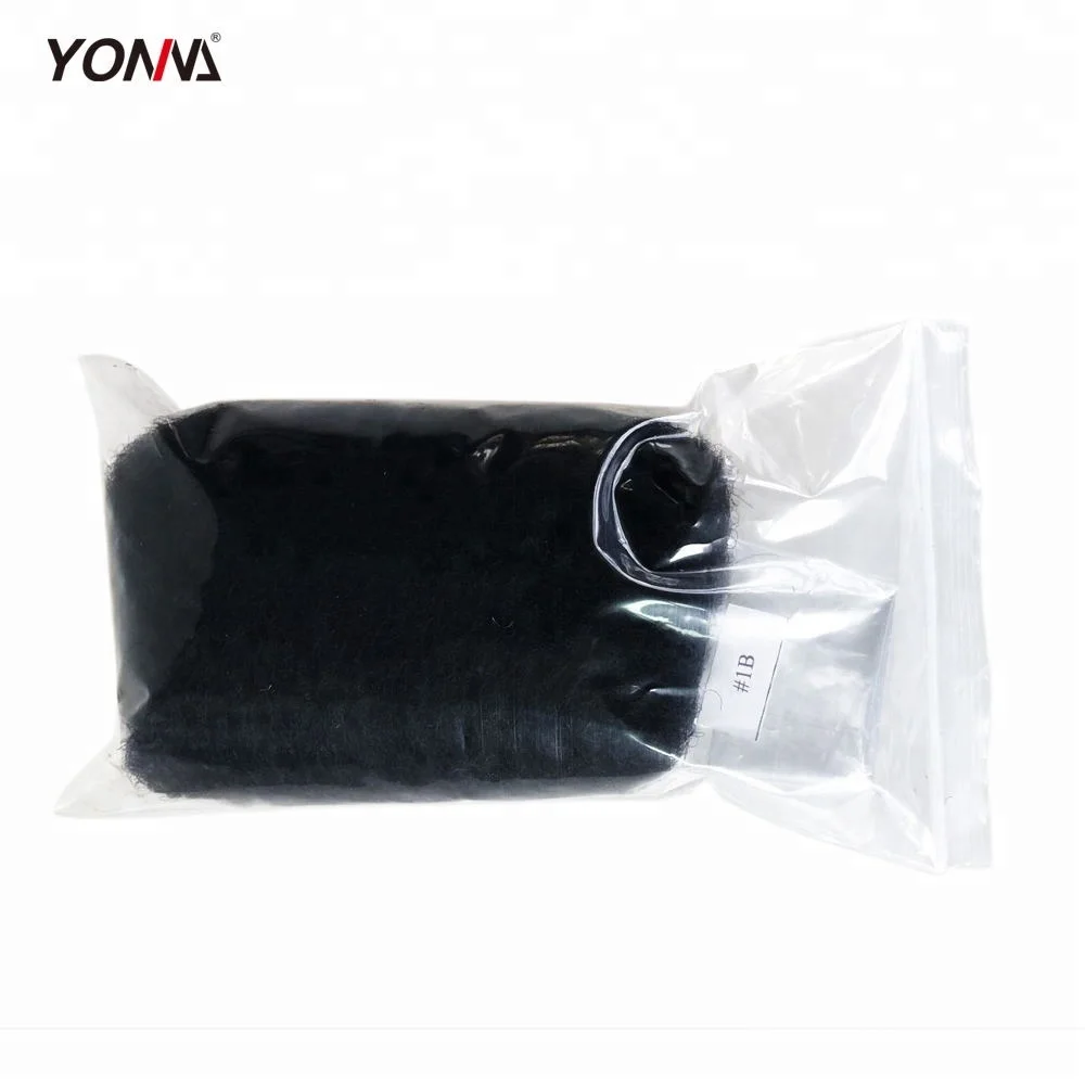 
YONNA Hiar Tight Afro Kinky Curly Bulk hair for Dreadlocks Twist Braids 4pcs 100g/lot 