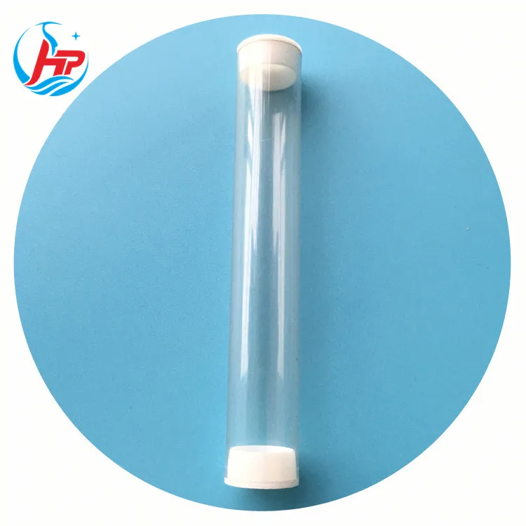 Custom clear tube plastic packaging plastic tubing