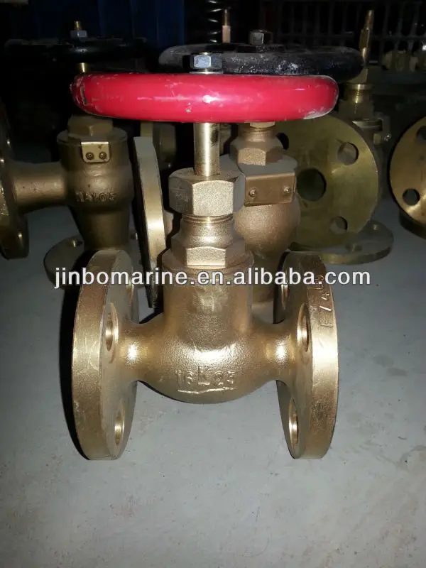 Marine Bronze Screw Down Check Globe Valve JIS F7409 16K