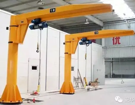 500kg to 10 ton fixed floor jib crane for materials lifting