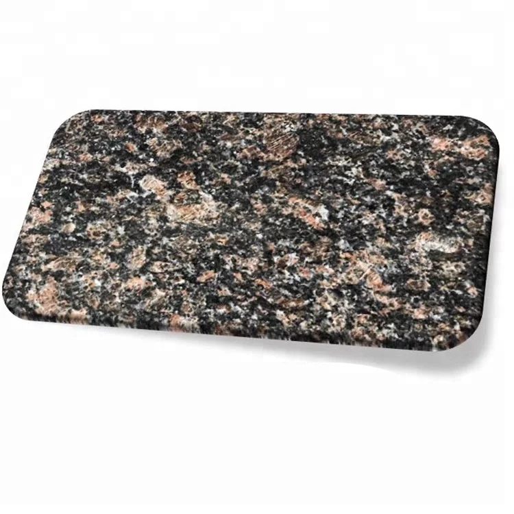 Низкая цена на квадратный метр светло-коричневый гранит камень небольшие плиты