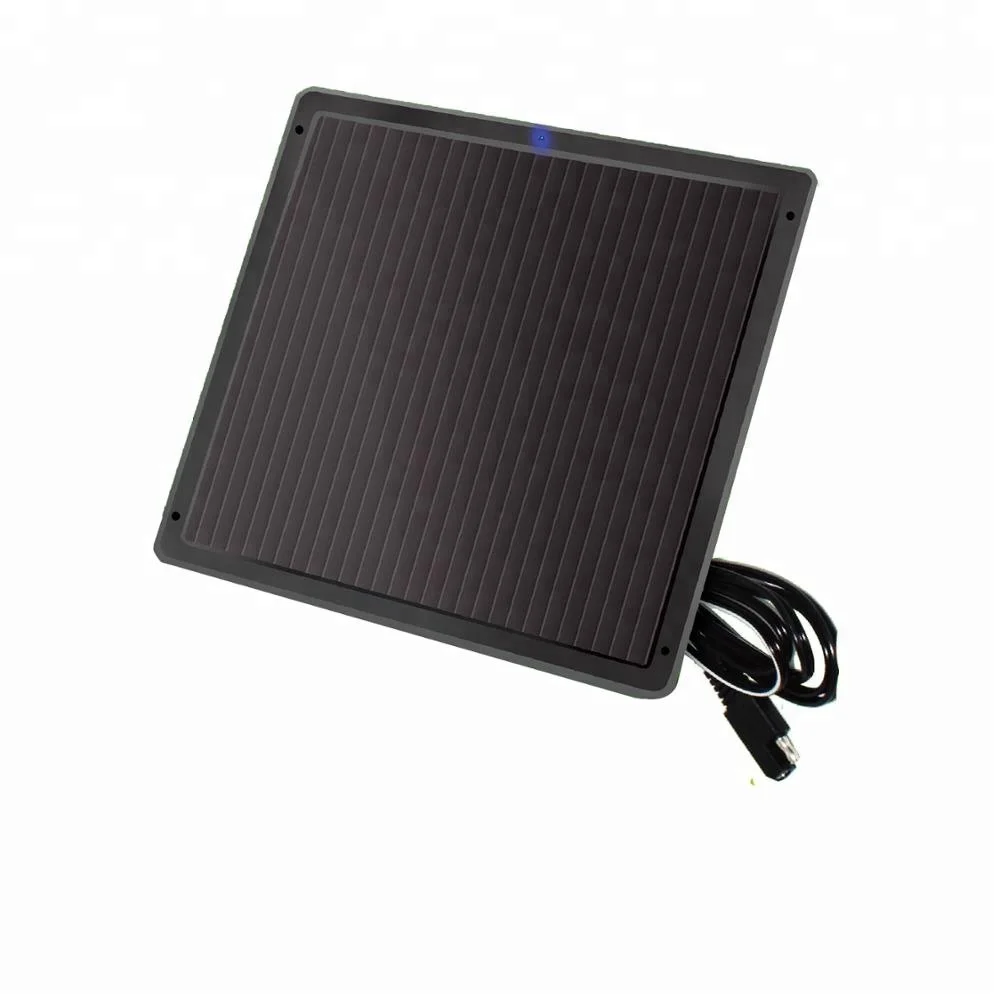 6W Amorphous Silicon Solar Panels Portable Power Solar Panel Battery Charger For Car Boat Motorcycle Amorphous Panel