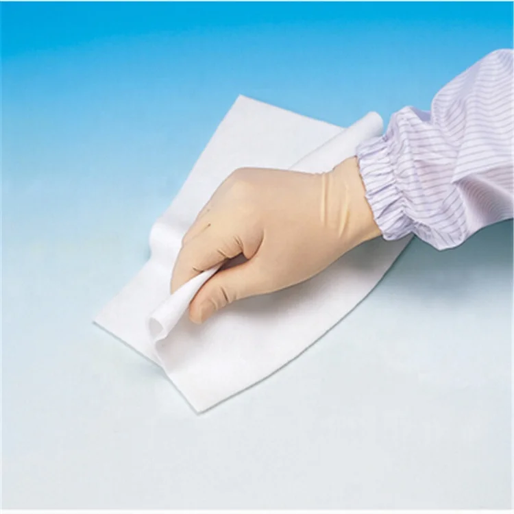 High quality touch screen clean wipe disposable microfiber cleanroom wiper cloth