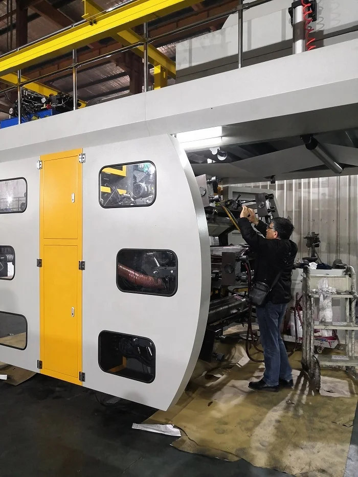 Flexo CI Press Central Drum Flexographic Printing Machine 4 color 6 color