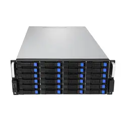 4U 24bay Hotswap storage Server Case  with redundant 1+1 800W power