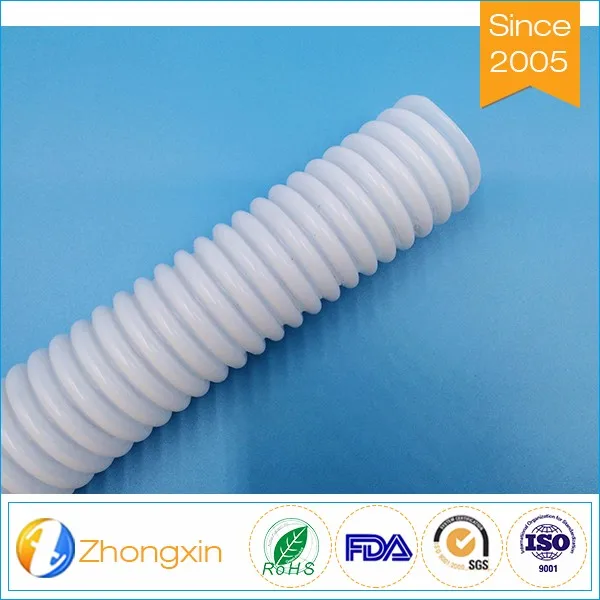 Тефлона гибкие Гофрированные трубки ptfe для химической промышленности Тефлон трубки трубы