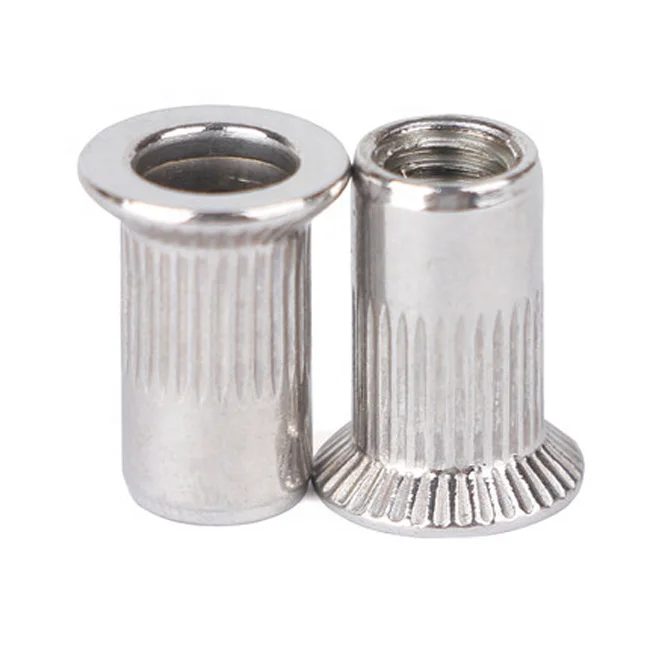 Stainless steel big countersunk flat head open end rivet nut M5 M6 M8 M10