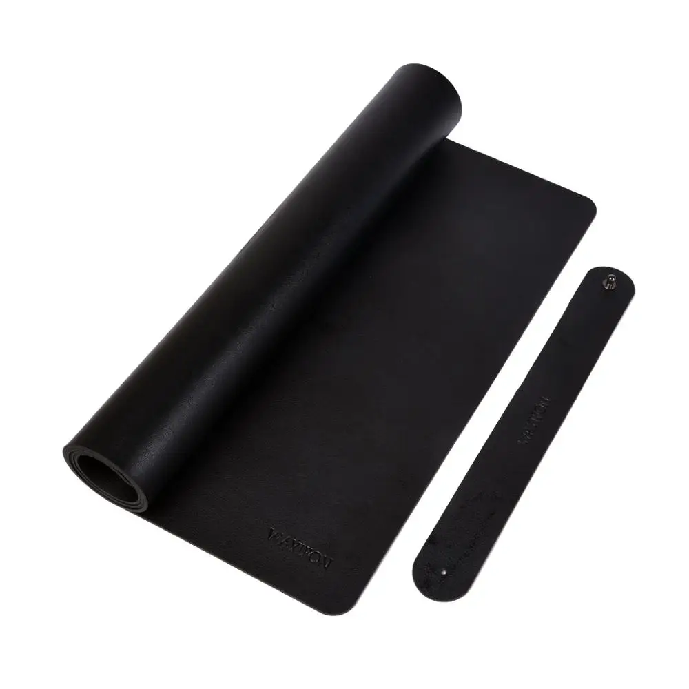 Waterproof Computer Desk Mat Office Desk Writing Pad Double-sided Available Use Leather Desk Pad