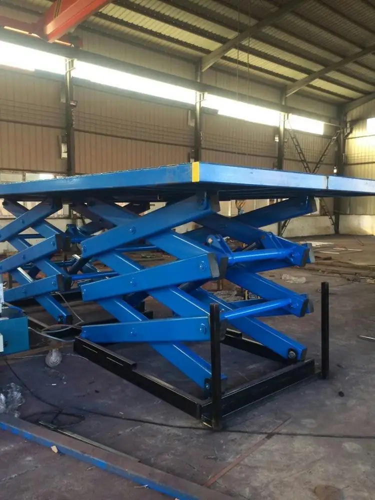 
3 ton electric stationary scissor lift table platform for car 