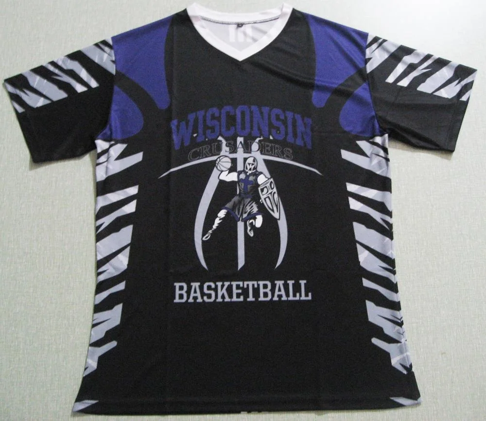 custom design shorts sleeve basketball shirt as your design