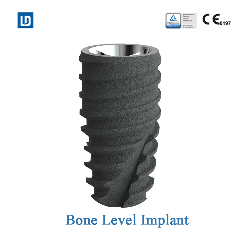 Submerged type internal hex universal dental implant compatible with OSSTEM DIO Dentium