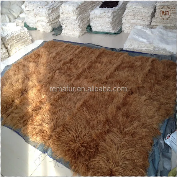 100% Genuine Tibetan Lamb Fur Rugs For Floor Rugs Carpets