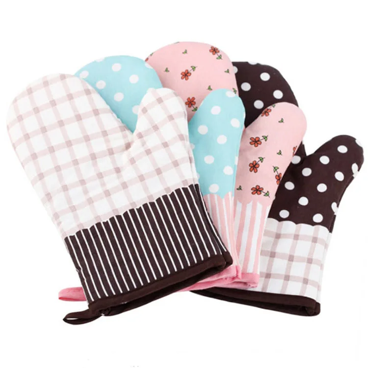 Hot sales woven heat resistance microwave kitchen bbq cotton fish oven hand gloves