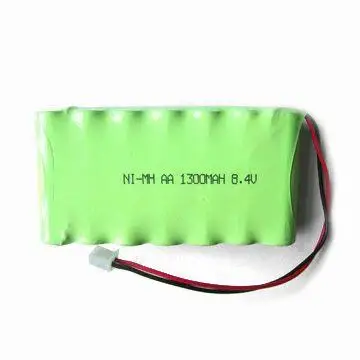 Howell Good Quality 8.4V 1300mah Nimh Battery Pack size AA rechargeable Ni-Mh Battery Packs for Light