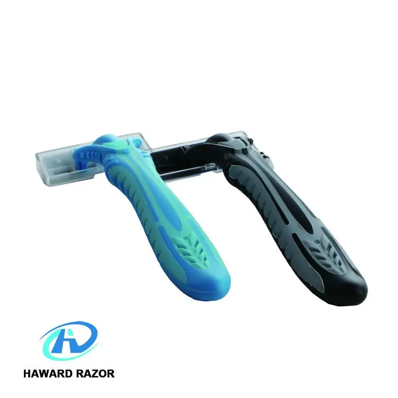 D623L fashion design 6 blade razor disposable shaving razor