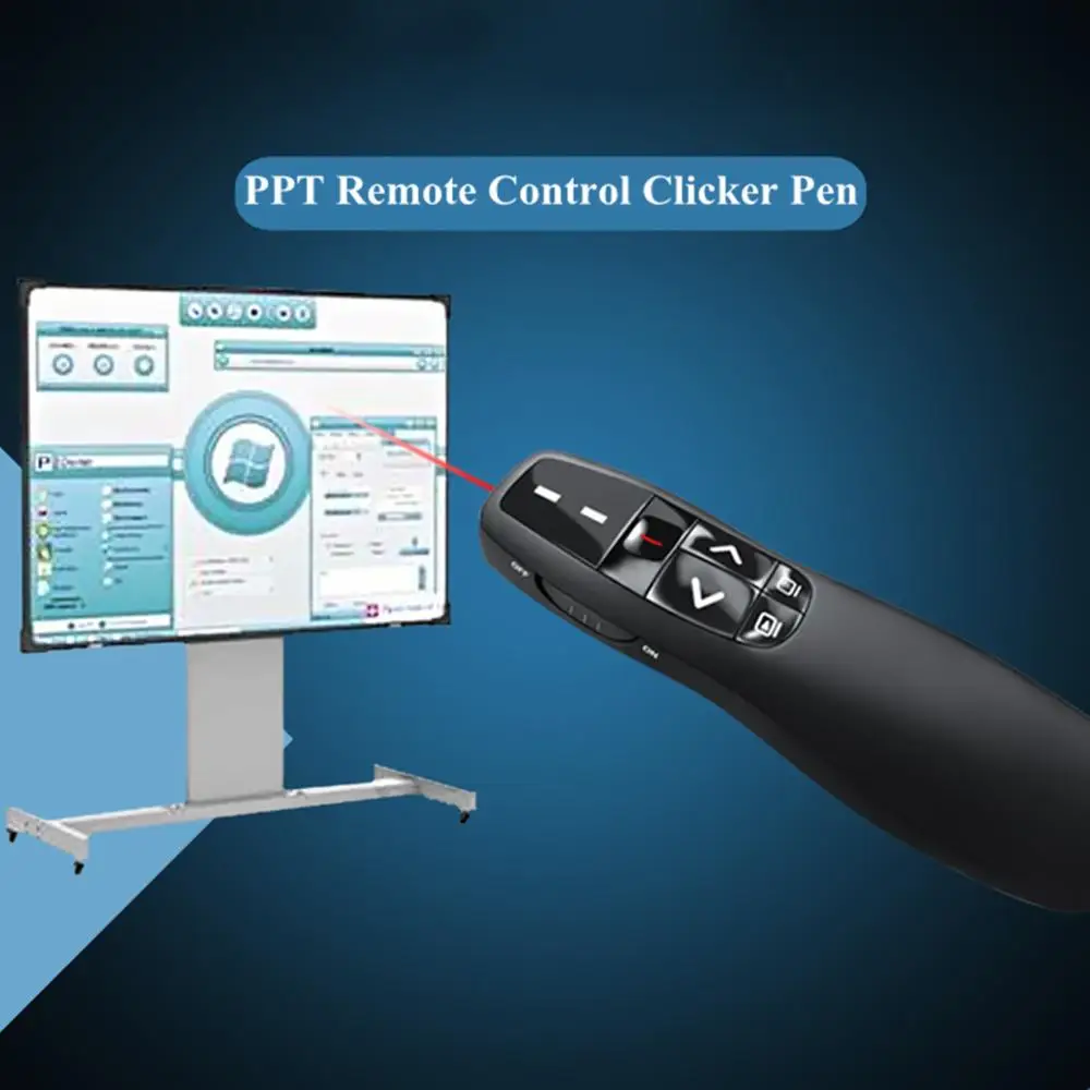 Free Ship Universal 2.4GHz RF Wireless USB Presenter Remote Control PPT Pointer Laser Flip Pen Power Point Presentation Clicker