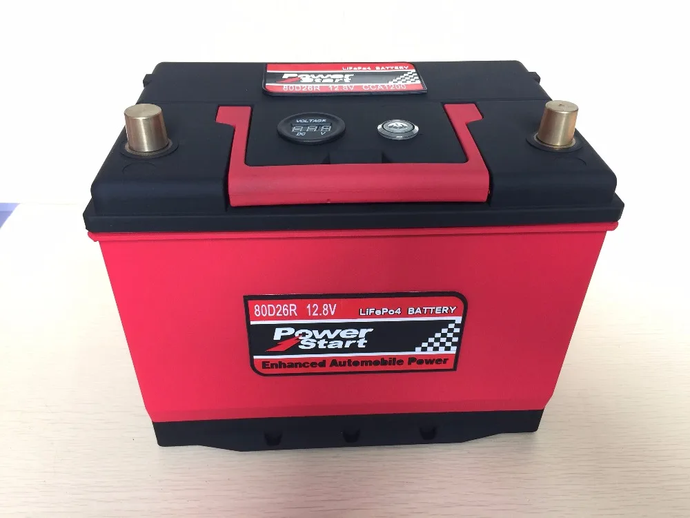 Recharge racing car Lithium battery 1.4kgs CCA320 startup lithium LiFepo4 battery