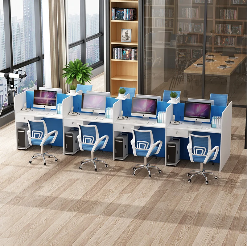 Cheap Office Furniture Set Computer Tables Desks Open Office Workstation For Staff