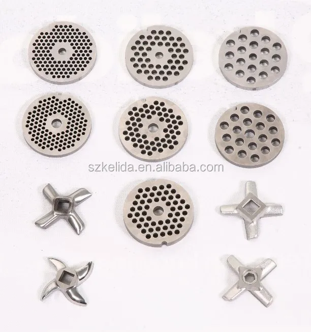 2015 stainless steel meat grinder plate and knife