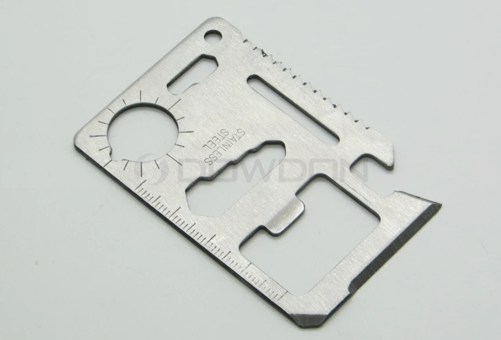 Outdoor Camping Survival Tool 11 in 1 Credit Card  Knife